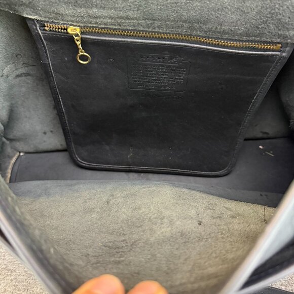✅VTG Coach Beekman 5266 Black Leather Briefcase Business Messenger/Laptop Bag - Picture 4 of 16